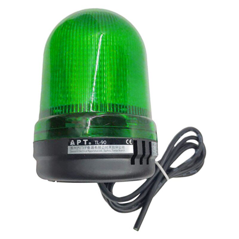 APT/上海二工TL-90声光一体单灯警示灯TL-90LL/g23/D绿色常亮24V