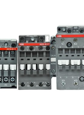 ABB交流接触器AX09-30-10/AX12/18/AX25/32/40/50/65/80/95/01-11