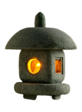 仿真国风景观小石亭摆件园艺花卉盆景造景文昌塔小亭子装饰小摆设