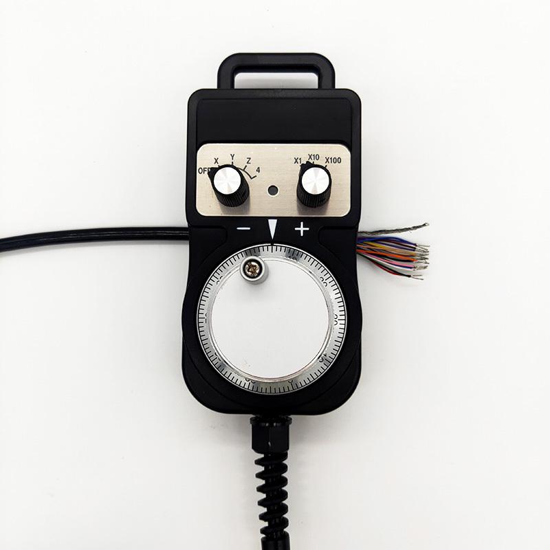 手轮木雕雕刻脉冲那科机加工中心数控机I手数发摇电子plc广发生器