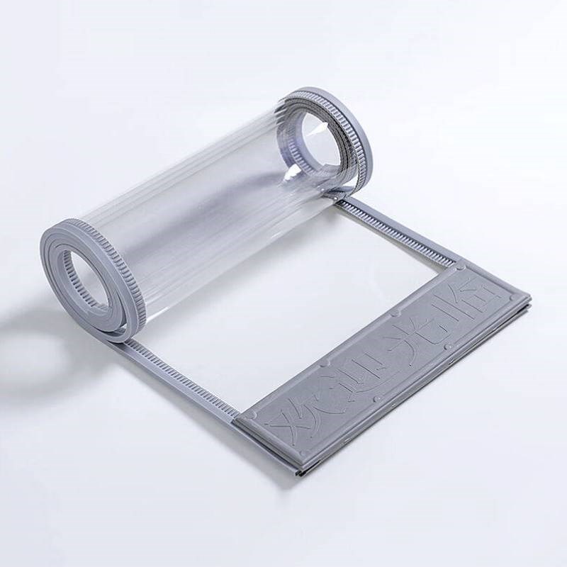 卡宝兰空调门帘店铺商用磁吸防风挡风塑料pvc软门帘磁铁自吸隔断