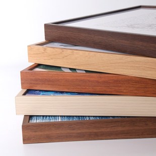 铂赞941铝合金加厚立体油画装 饰画框镜框拼图写真广告海报框定做