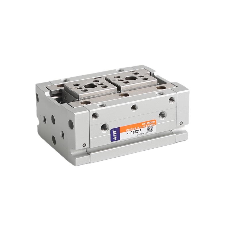 气动导轨滑台夹爪手指气缸气爪HFD20X40 12X10 25 50 16X15 30 60