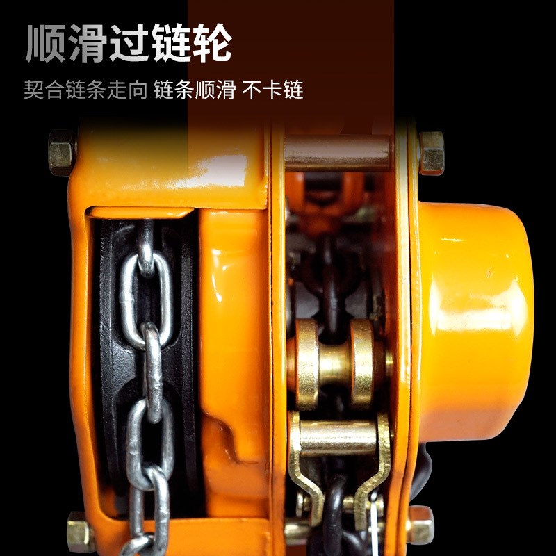 沪工VC-B型吊葫芦倒炼手动起重鬼头吊机1t2吨5吨三角防摔手拉葫芦