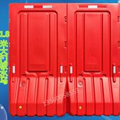 全新料三孔水马门板水马1.8米围挡注水围挡滚塑水马防撞桶隔离墩