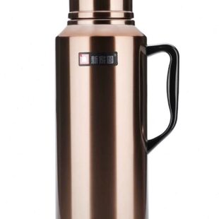 新家园 5磅热水瓶家用不锈钢暖水瓶暖壶怀旧老式保温瓶2升暖水壶