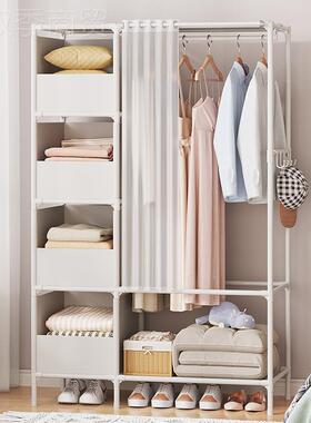 简柜易衣出租屋储物家用可折加粗加钢管叠组装大QMG号固简约衣橱