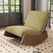 摇摇椅家用大人古风小型实躺椅阳户KHN台客厅休闲中古单人沙发复