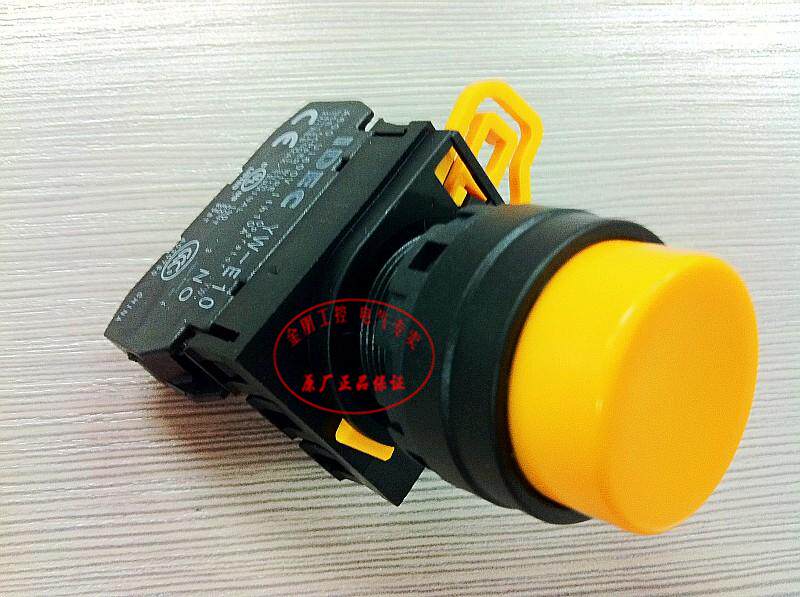【原装正品】和泉IDEC 黄色高头按钮开关 YW1B-M2E10Y