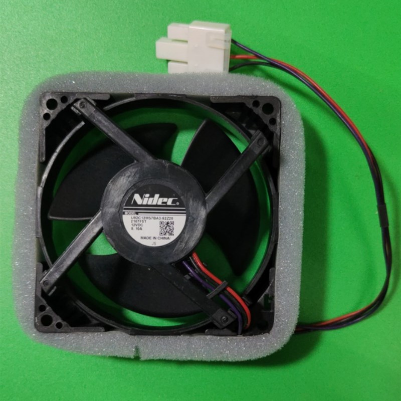 适用美的冰箱风扇U92C12MS7BA3-52 NIDEC风扇 9CM 冷冻风扇