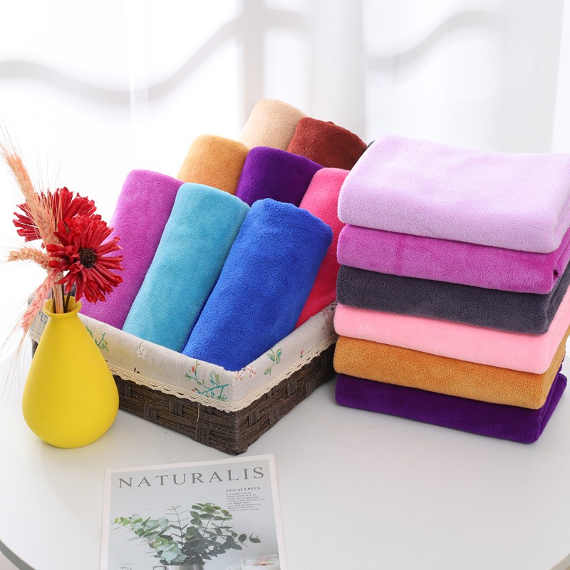 10条 美容院理发店毛巾吸水不掉毛发廊美发包头专用定制X绣logo批