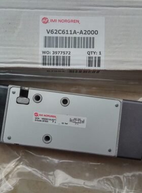 V62C611A-A2000现货诺冠电磁阀 V62C511A-A219J盾构机电磁阀