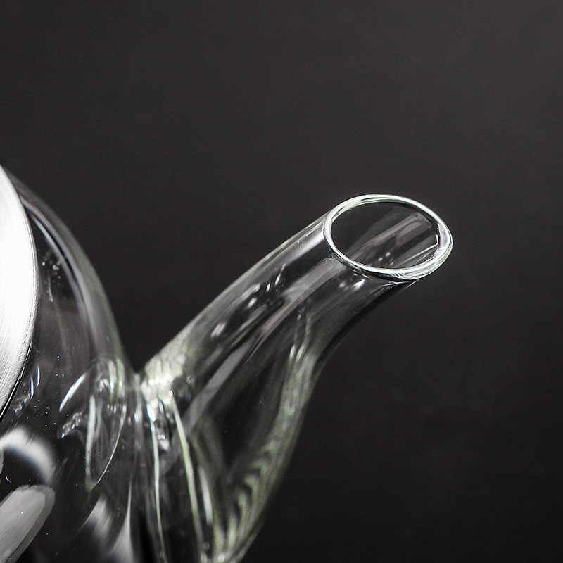 雅风纯手工玻璃茶壶耐高温加厚烧水壶电陶炉泡茶壶不锈钢家用茶壶