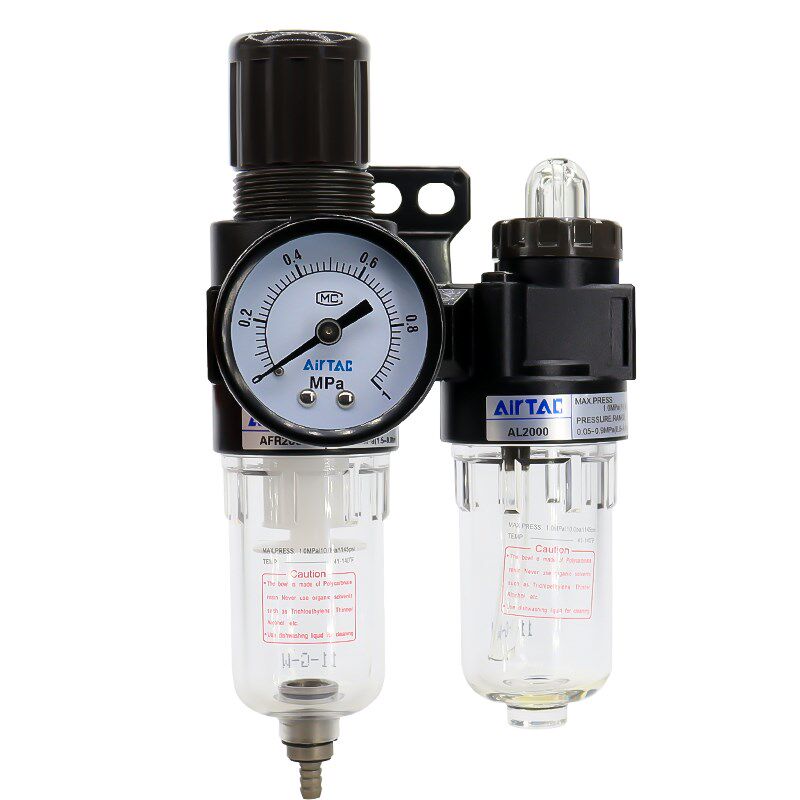 亚德客AFC2000二联件油水分离过滤器空压机气动减压调压AL/AFR