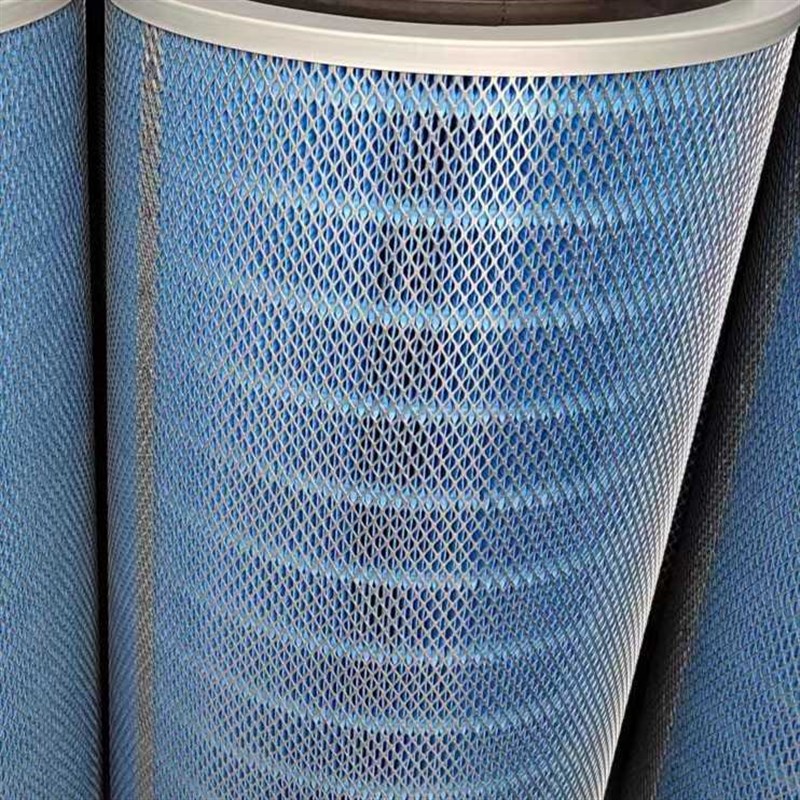 阻燃高温除尘滤筒 P1919y20椭圆切割机滤芯 双通圆形除尘滤芯