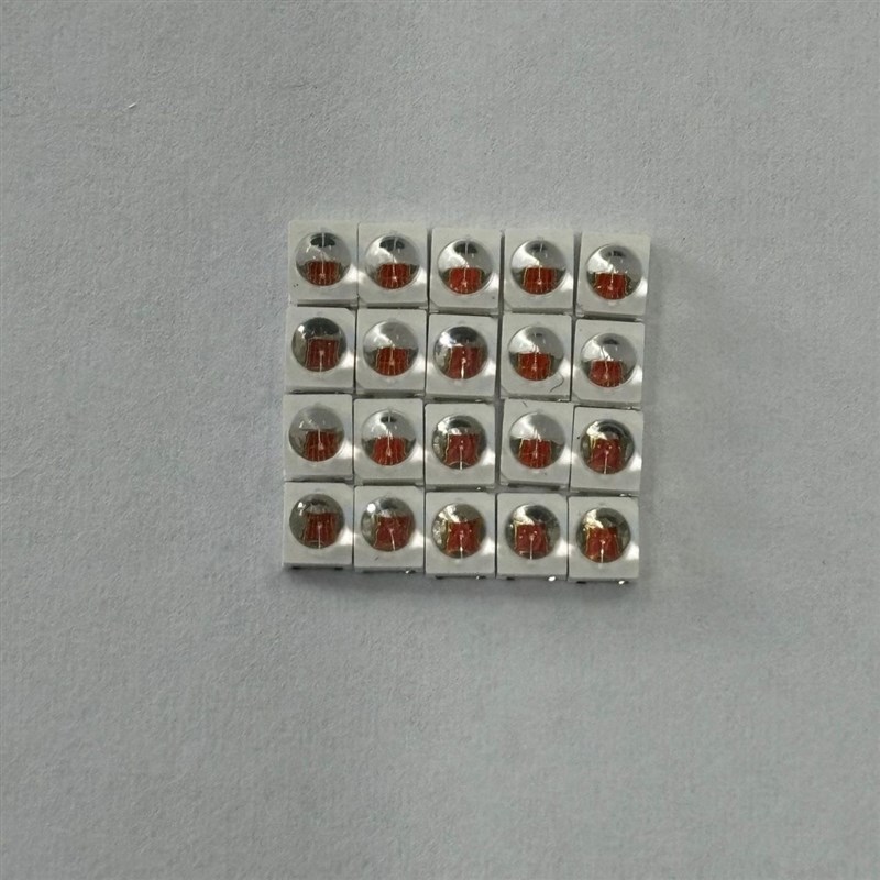 LED贴片式灯珠2835球头0.5W 红光620-650-660nm10U-20lm灯饰配件