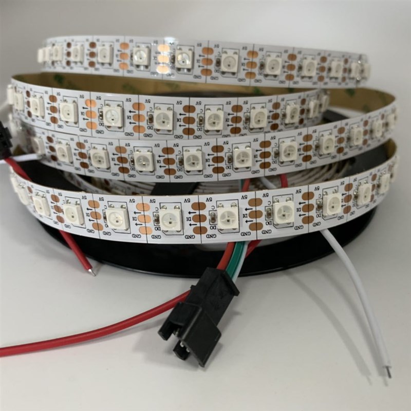 LED5050灯带 5V低压 幻彩60灯G内置IC幻彩WS2812B灯条