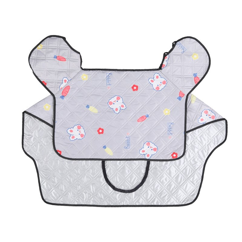 电动车挡风被夏季j防晒加大侧翼电瓶车遮阳罩电动摩托车挡风衣