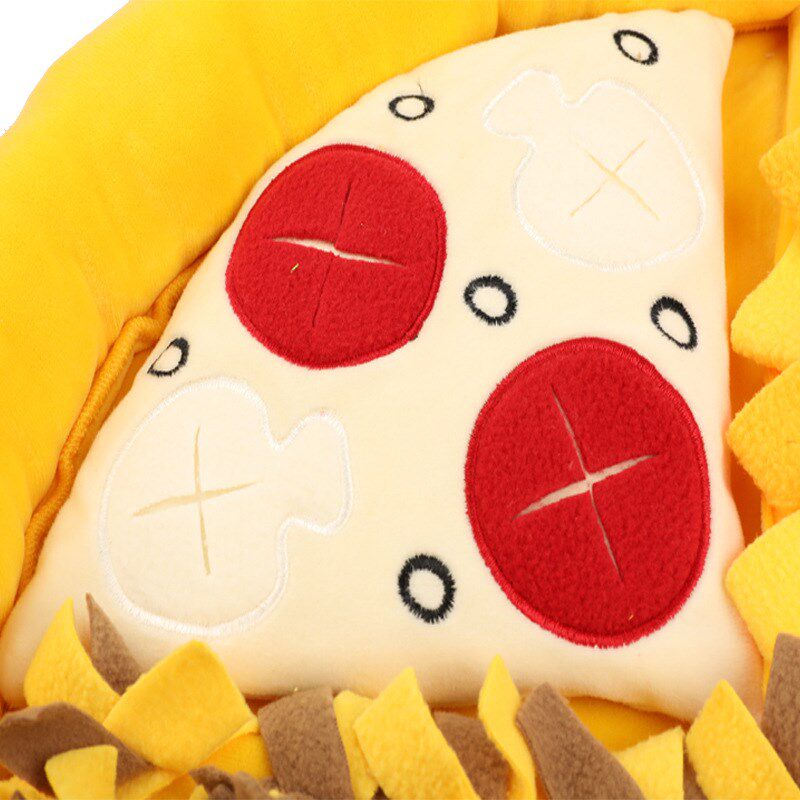 宠物PIZZA嗅闻垫可发声狗窝藏食游戏训练狗碗室内智Y力开发玩具垫