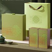 2024新款 天时茶叶绿茶毛尖龙井大红袍铁观音岩茶红茶礼盒包装 现货