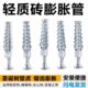 铁锯齿壁虎膨胀螺丝金属膨胀管钉防松水泥墙轻质砖空心砖自攻螺丝