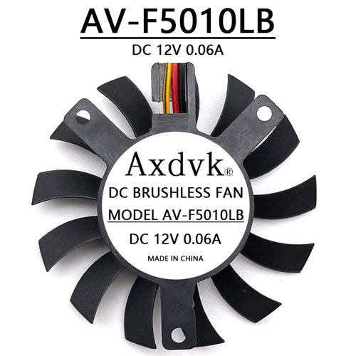 适用于Axdvk AV-F5010LB 12V 0.06A 迷你主板工控机cpu散热风扇