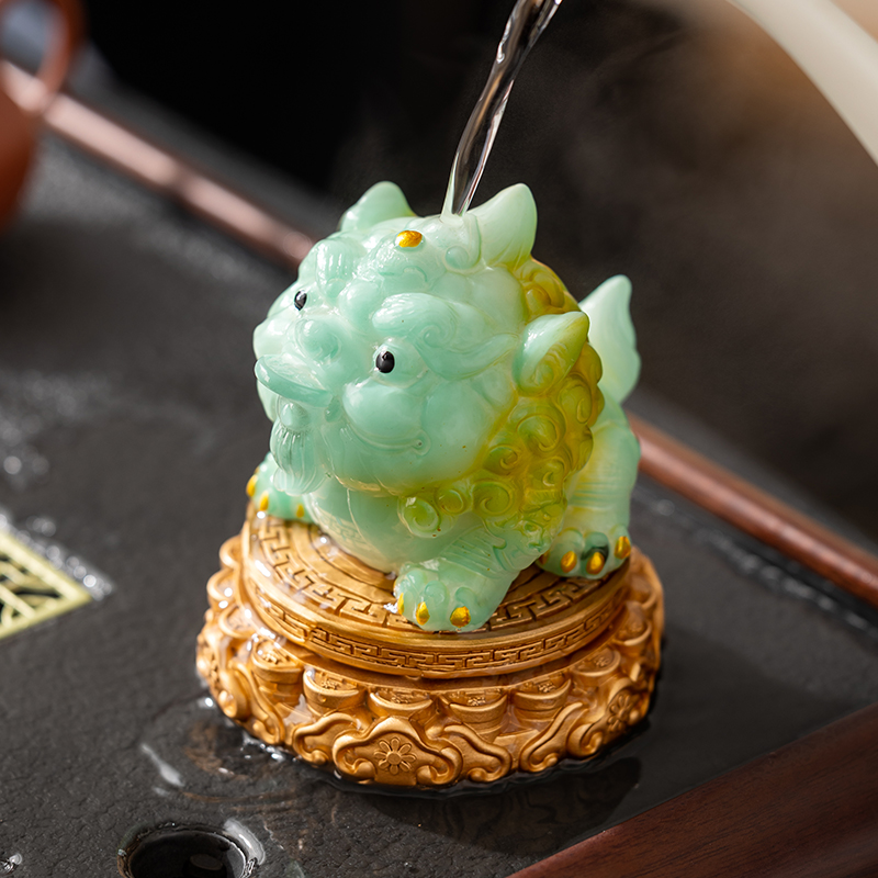 福运貔貅变色茶宠摆件精品可养茶玩E茶桌台面小摆件装饰功夫茶具