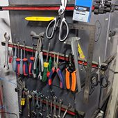 双面强磁工具条磁铁吸架磁力工具收纳架强磁条铁制品收纳整理