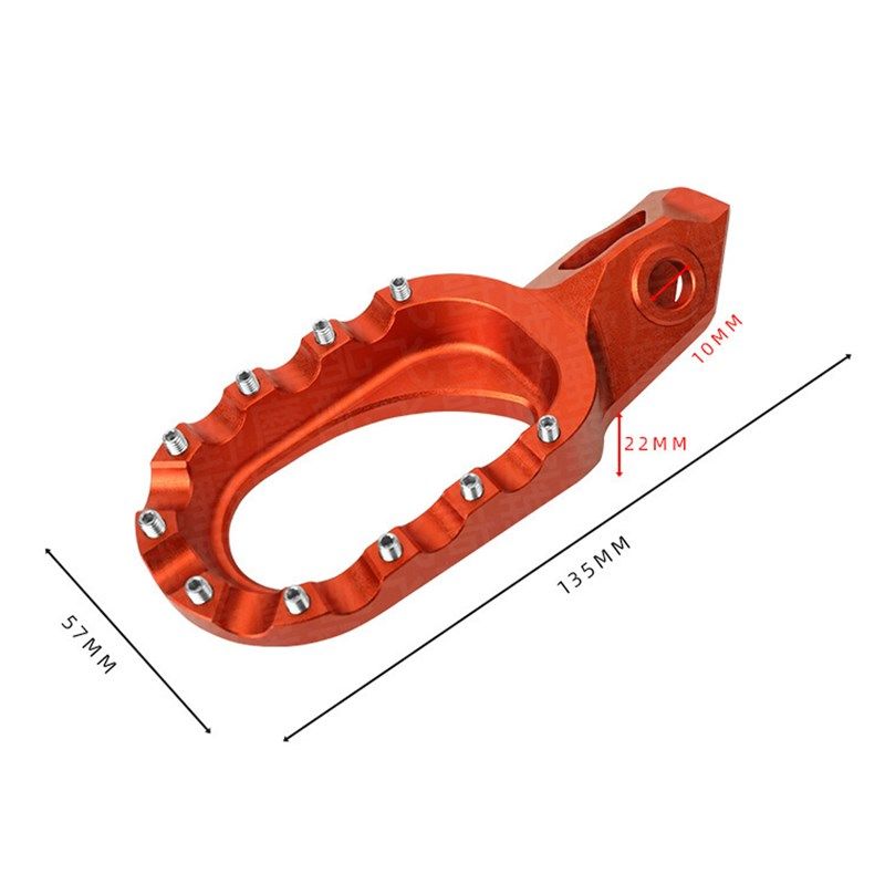 适用恒舰开禧KTM胡思瓦娜24款镶钉脚踏板越野摩托车改装脚蹬