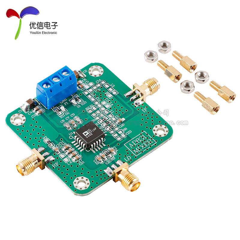 AD831高频混频器模块 500Mz频宽 上下混频变频器 双重平衡混频器