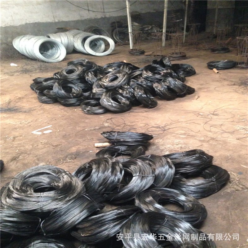 河北实体厂家生产黑铁丝1.2mm 钢筋绑丝 Q195低碳钢丝