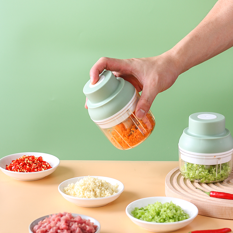 蒜泥神器小型电动迷你捣蒜器拉蒜切蒜绞蒜打蒜器家用蒜蓉搅碎器