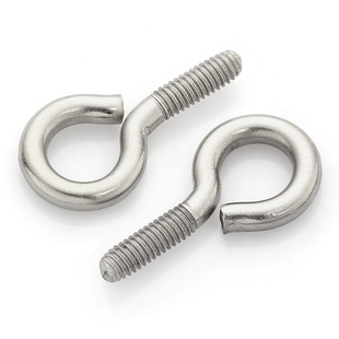 304不锈钢羊眼螺丝钉带圈挂钩圆环螺栓螺母闭口吊环螺丝M3M4M5M6