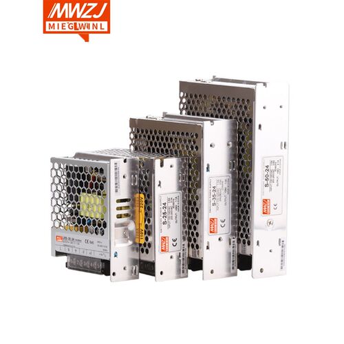 开关电源LRS-35-24V直流5V10A S-50W-24V2.1 220V转12V3A直流监控