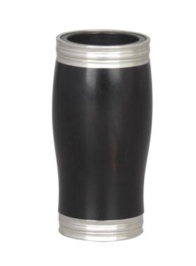 降b调单簧管乌木节筒黑管节管黑色带金属银边专业调音管乐器配件