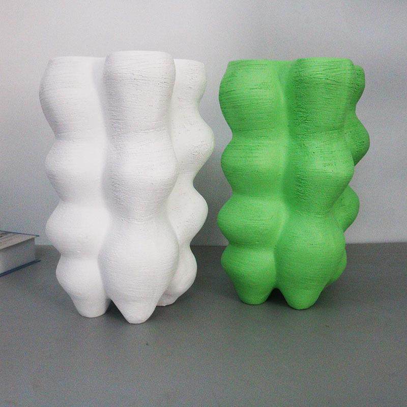 简约现代绿色树脂艺术插花花器样板房客厅茶几餐桌家居饰品摆设,自行车/骑行装备/零配件,更多零件/配件,淘宝优惠券,粉丝福利购,淘宝优惠卷