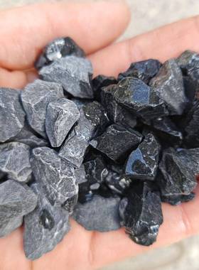 黑石子磨圆石子日式庭院造景工程铺路铺面碎石卵石水洗石机制石