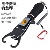 控鱼器带电子秤不锈钢带尺称秤路亚钳轻便钓鱼器取鱼控鱼钳提鱼夹