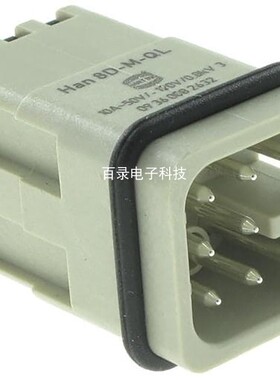 HARTING浩亭 哈丁 09360082632 8针公插 重载连接器 航空插头