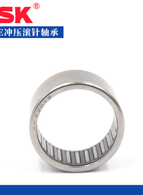 日本进口NSK冲压外圈满针英制穿孔型滚针轴承SCE2012 2016 2020