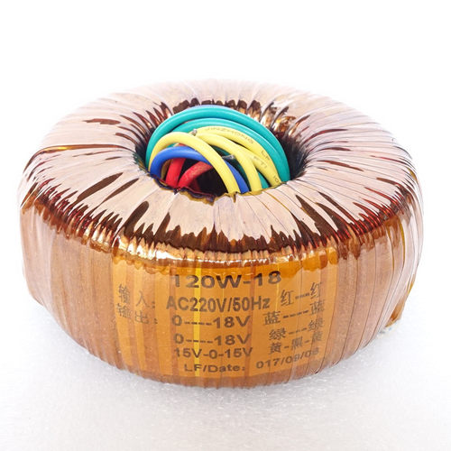 A芯无断带全铜漆包线环形变压器 功放专用牛 120W双18V