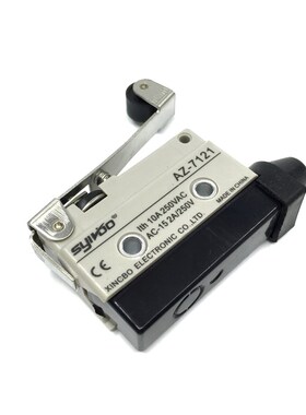 正品银触点行程限位微动开关CZ TZ AZ-7121 长柄滚轮触碰轮子开关
