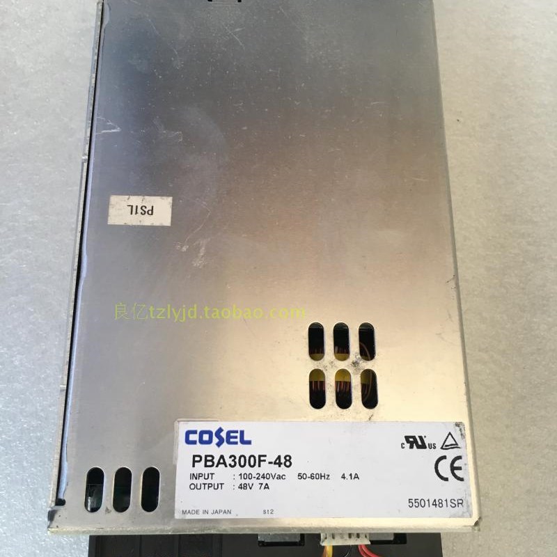 九成新 拆机二手 日本COSEL PBA300F-48 电源 48V7A 优质开关电源