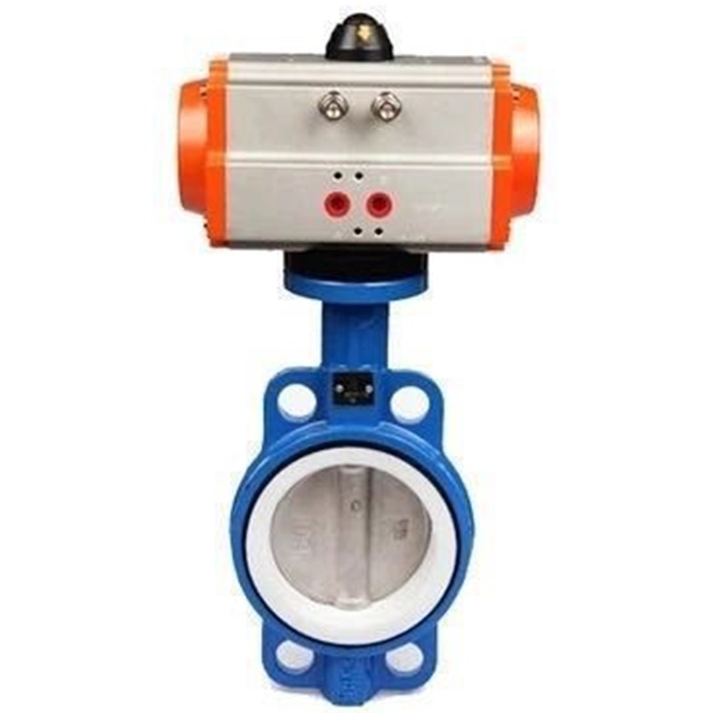 D671FP-16AT气动衬四氟蝶阀DN40 50 65 80 100 125 150 200 250