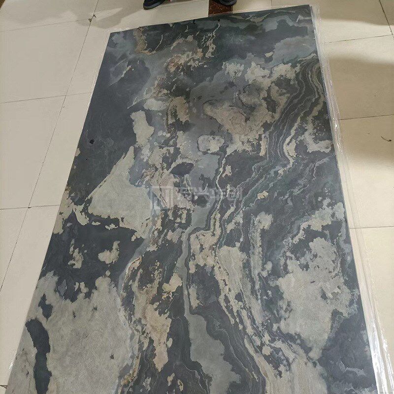 超薄柔性石材天然大理石酒店背景墙新型材料岩板石皮别墅户外薄板