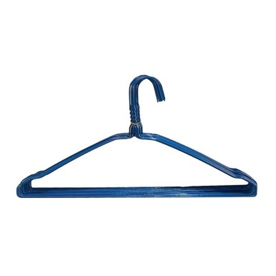 干洗店一次性衣架 喷塑加粗钢铁丝衣撑 洗衣店凹槽一次性钢丝衣架