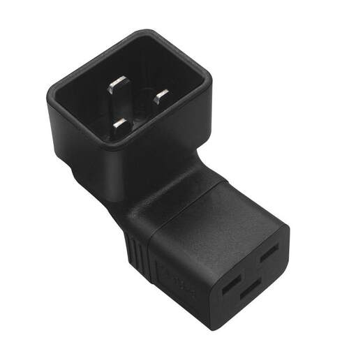 PDU16A品字公母对接插头IEC320 C20-C19服务器 三横公母转换插头