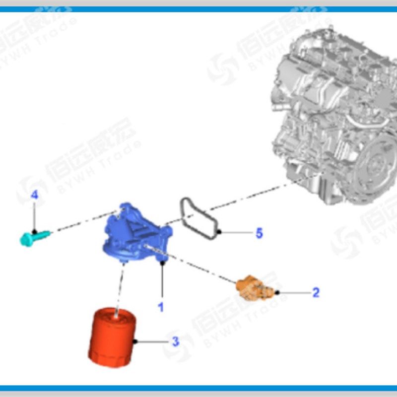 新全顺V362汽油车机油滤芯 江铃域虎9汽机油格AA6E-6714-AB