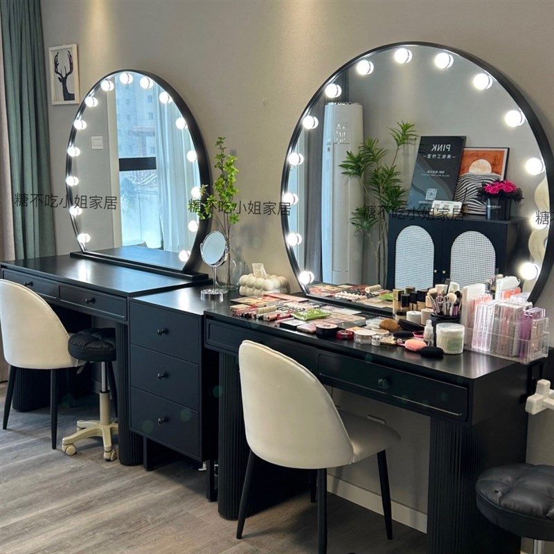 高级影楼婚纱店专业化妆台带灯美容院彩妆化妆师工作室Z专用梳妆