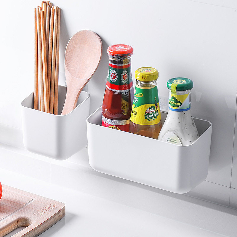 壁挂式置物储物盒厨房浴室卫生间杂物塑料免打孔粘贴式收纳整理盒,童鞋/婴儿鞋/亲子鞋,量脚器,淘宝优惠券,粉丝福利购,淘宝优惠卷